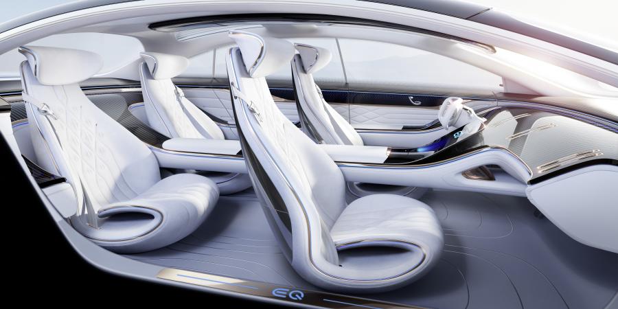 Интерьер Mercedes-Benz Vision EQS 2019 года  (фото 51 из 54)